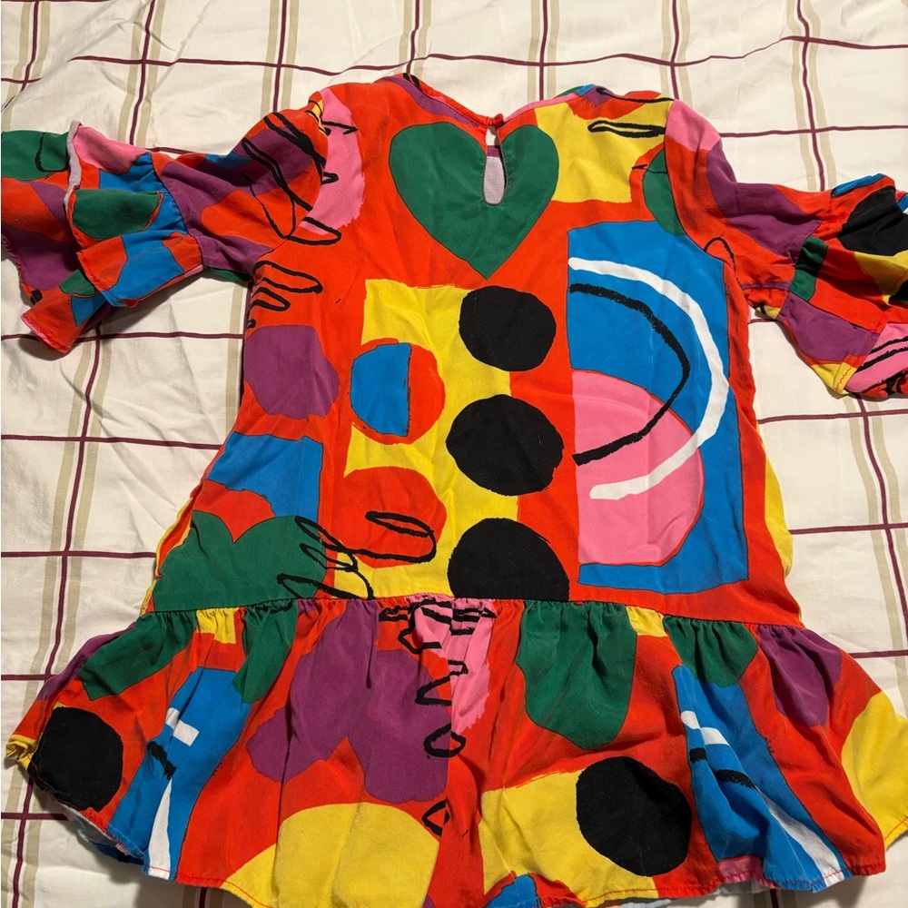 Stella McCartney Kids Red and Purple Dress